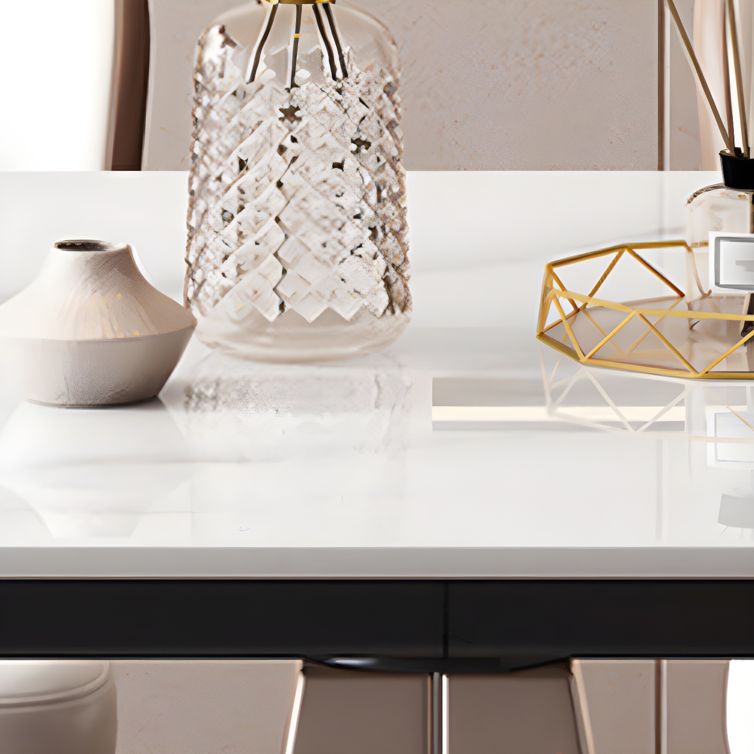 Contemporary 1/2/5/7 Pieces Dining Set Sintered Stone Dining Room Set for Small Space - image 7