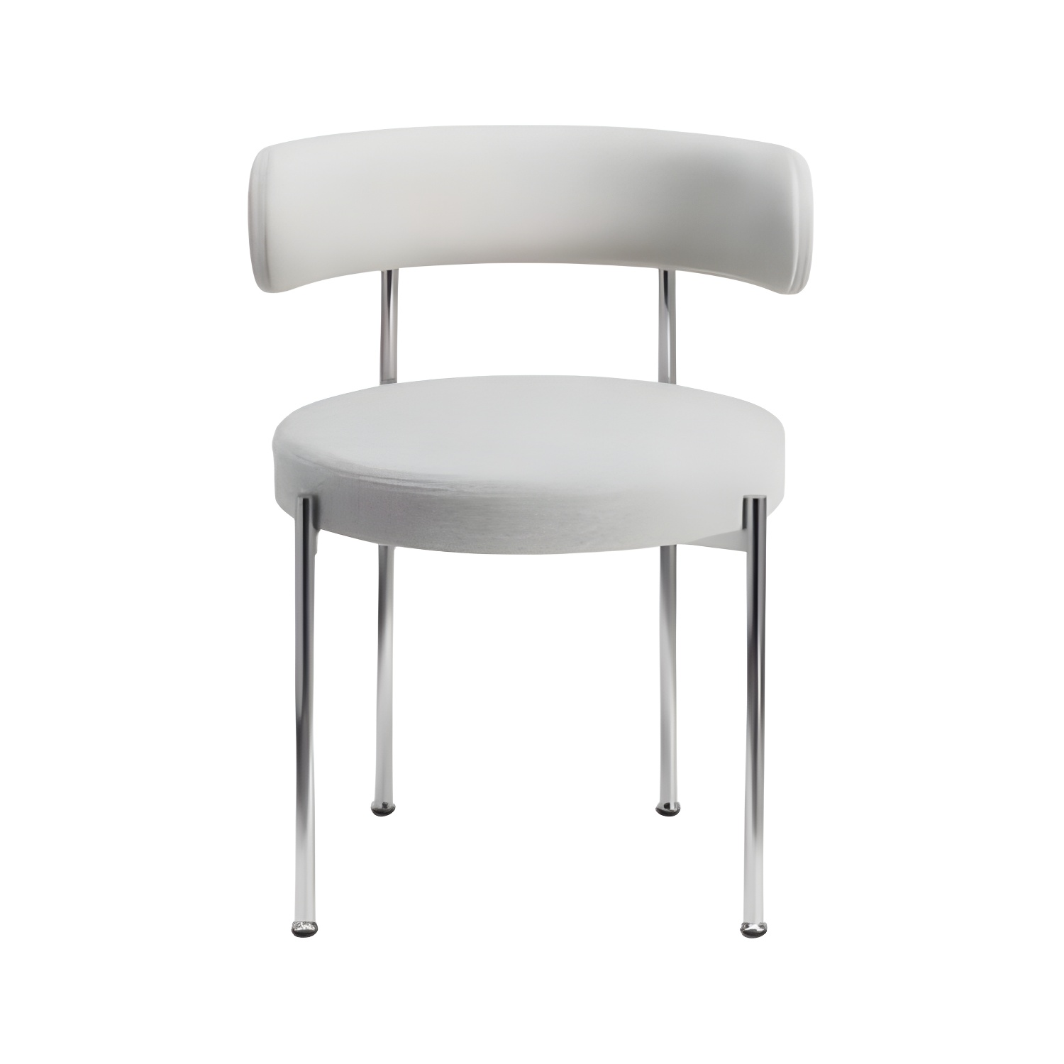 Modern Style Upholstered Side Chair Open Back Dining Chair for Dining Room - image 3