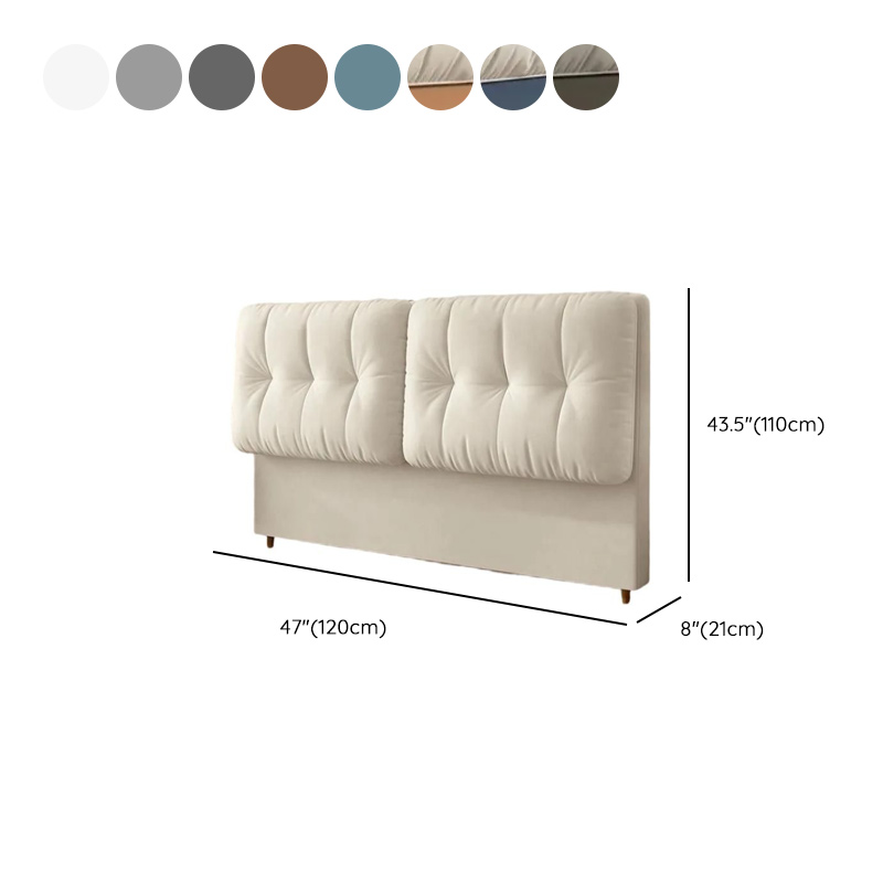 Modish Style Panel Headboard with No Distressing, Button-tufted Rectangle Design for King/Queen/Full Bed, Cotton Upholstery Fill, Standard Height - image 13