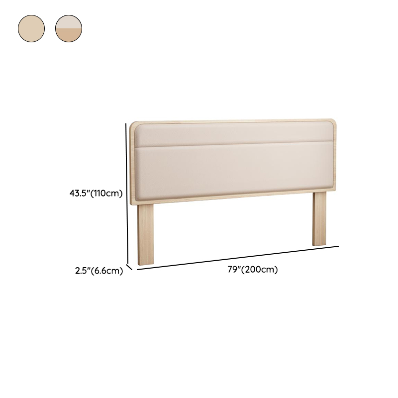 Trendy Full(54"W x 75"L)/Queen(60"W x 80"L)/King(76"W x 80"L) No Distressing Standard（36-55“） Rectangle Panel Headboard with Lumber Frame, Sponge Filling Included/Not Included - image 16