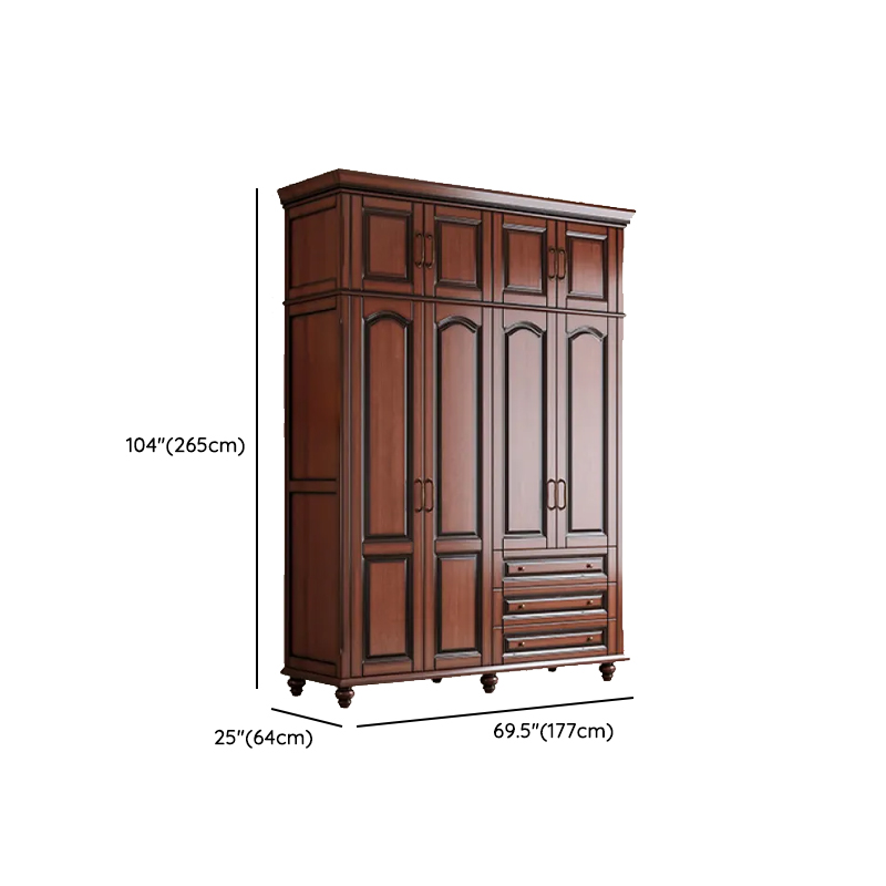 Standalone Wood Armoire Cabinet with Hinged Soft Close Door, Soft Close Drawer & Interior Shelves - image 19