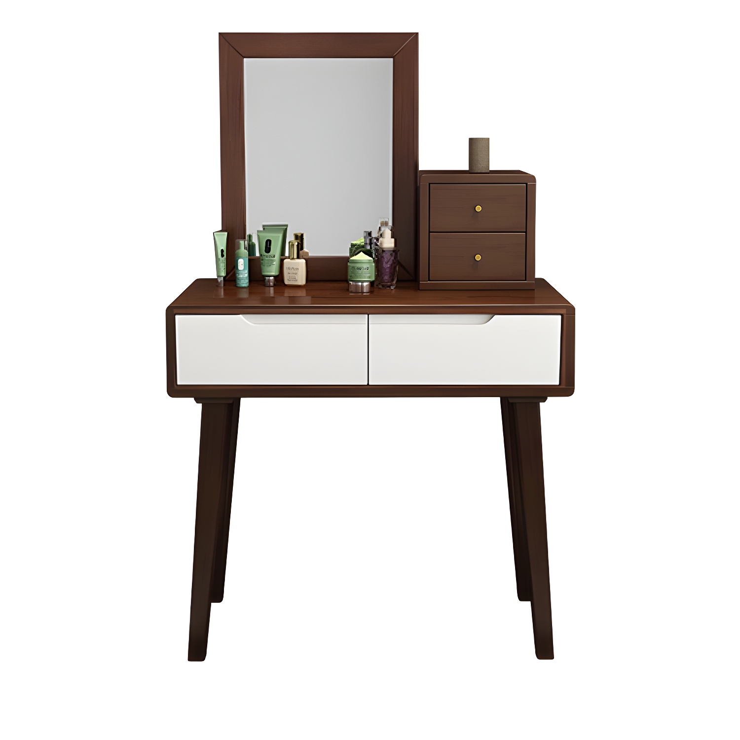 Traditions Make-up Vanity Solid Wood Bedroom With Drawer Dressing Table - image 22