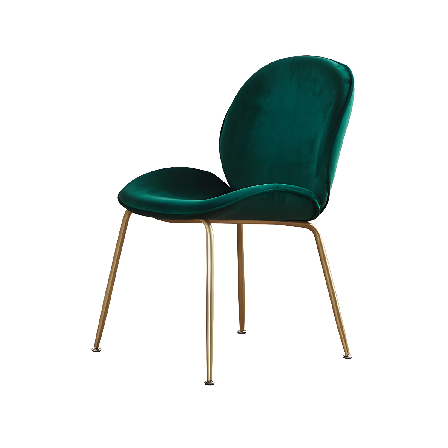 Metal Scandinavian Restaurant Side Chair Matte Finish Wingback Dining Chair - image 17