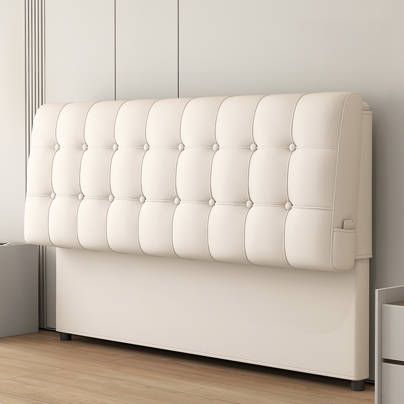 King(76"W x 80"L)/Queen(60"W x 80"L)/Full(54"W x 75"L) Button-tufted Rectangular Panel Headboard with Sponge, Wood Frame and With Legs, Standard（36-55“） H - image 6