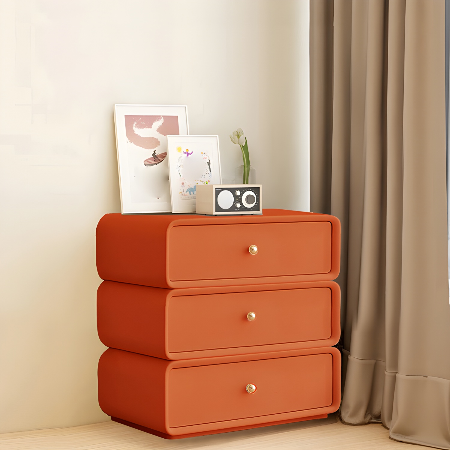 Modern Light Wood Dressers with Solid Wood Construction and Soft-Close Drawers - image 8