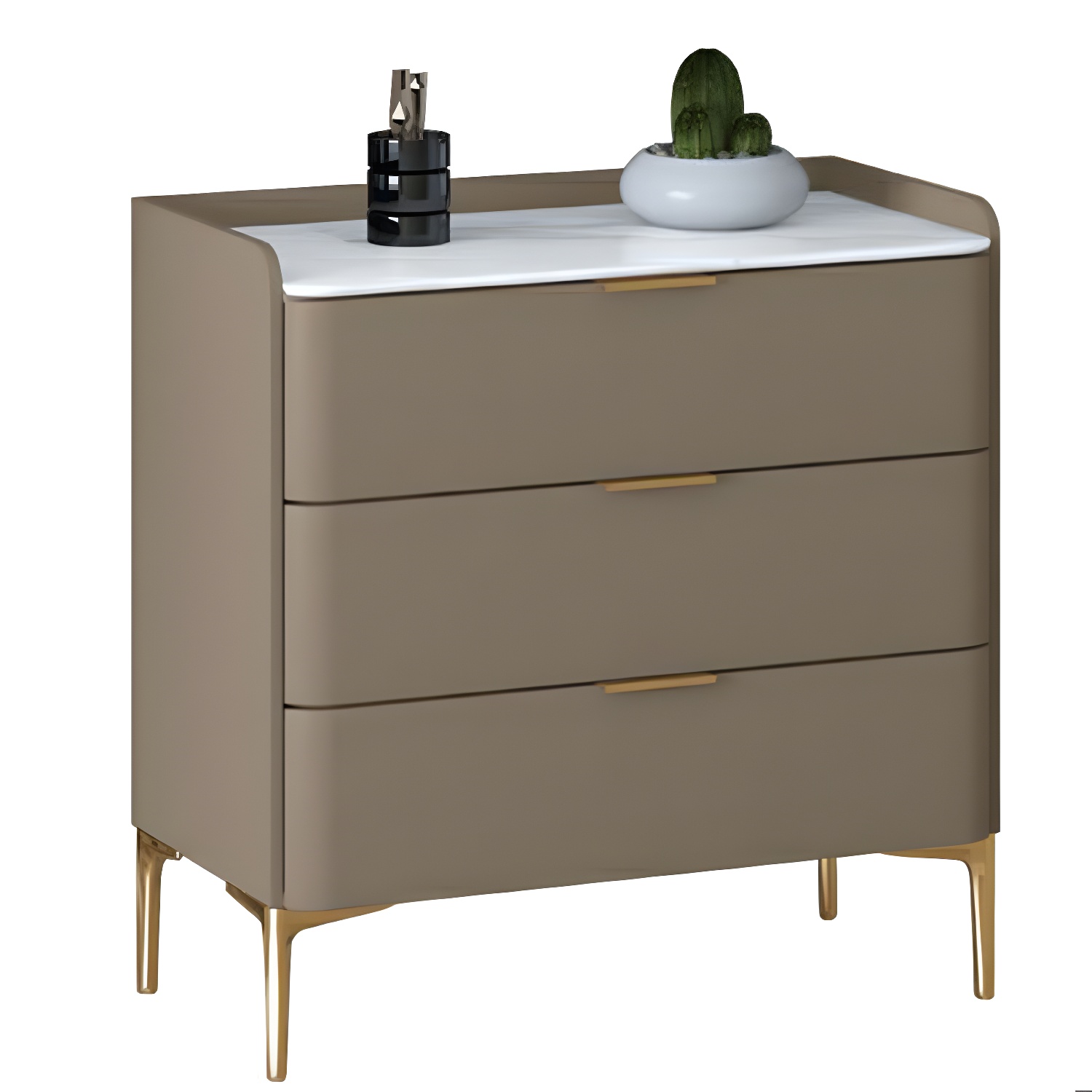 Modern Pine Wood Dresser with Drawers and Soft Close Glides in Narrow Design - image 6