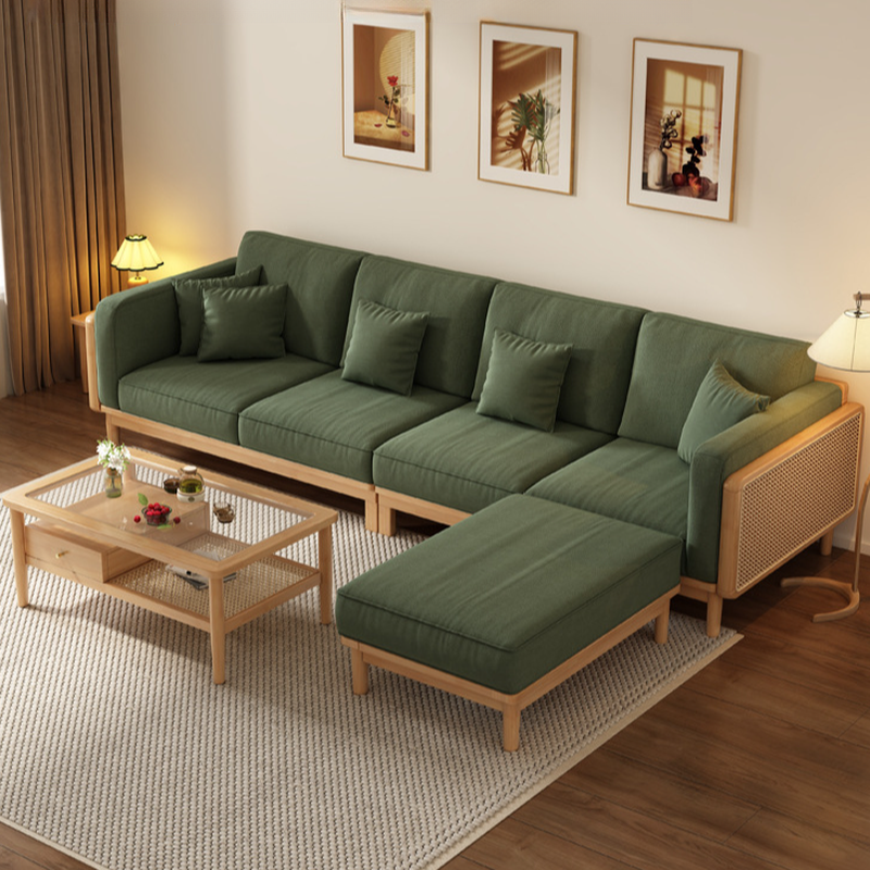Victorian Style Jade Green Sofa Couch/Single Sofa for Sitting Room with 1 to 5 Pillows - image 6