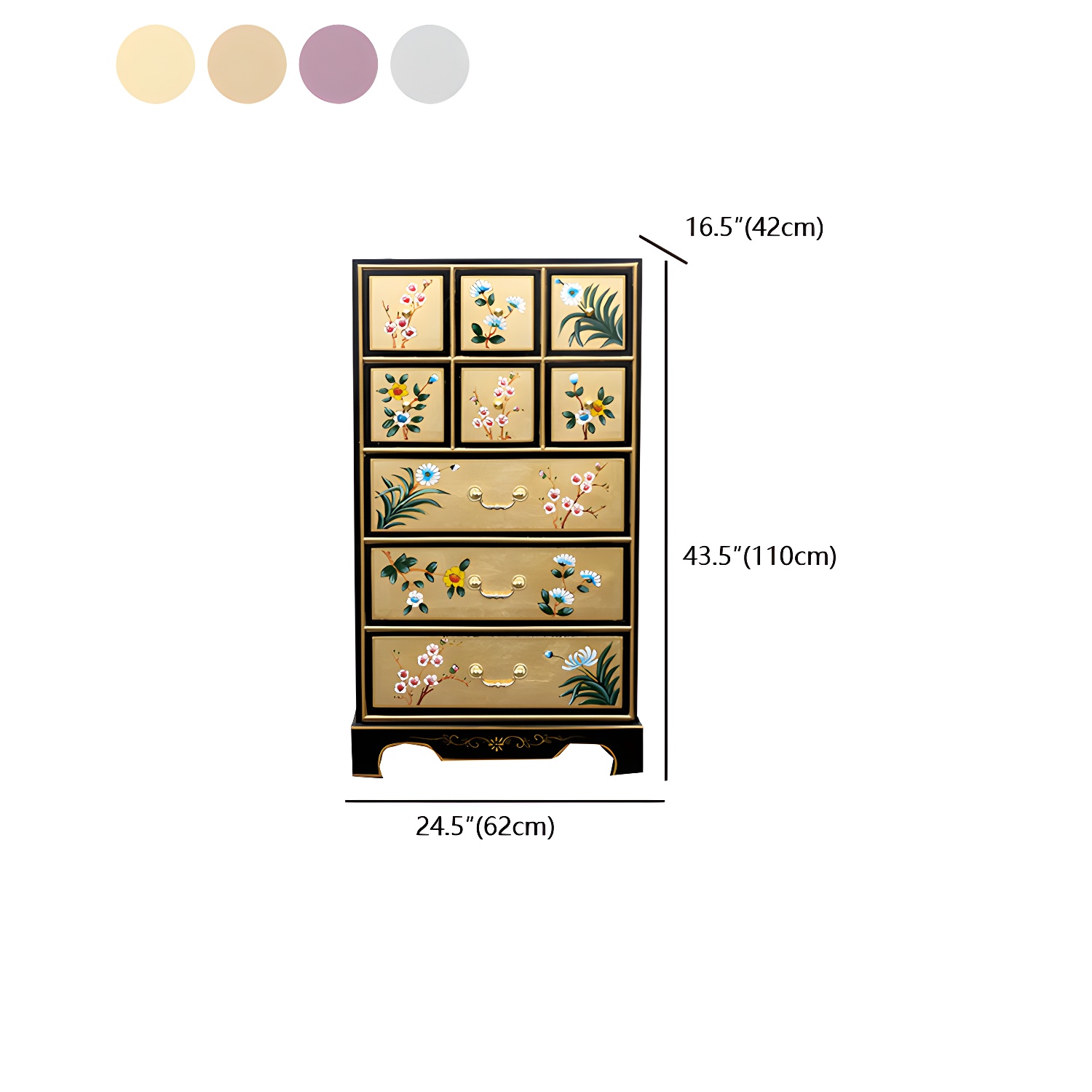 Classic Glam Dresser Solid Wood Storage Chest Dresser with 5/6/7/8/9 Drawers - image 18
