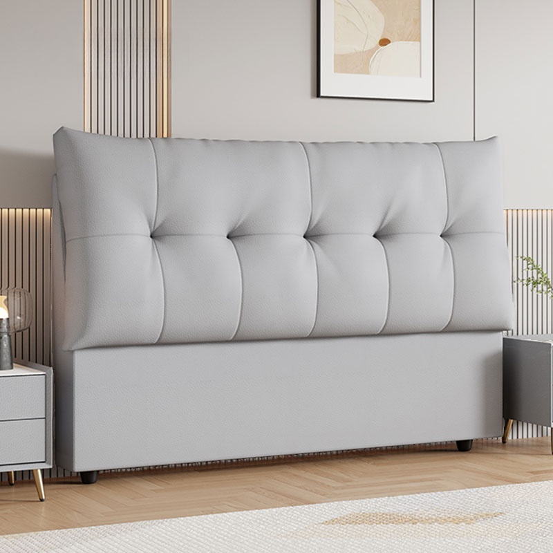 Trendy Panel Headboard with No Distressing, Piled Tufted Rectangle for Queen/Full Bed, Sponge Upholstery Fill, Standard Height - image 6