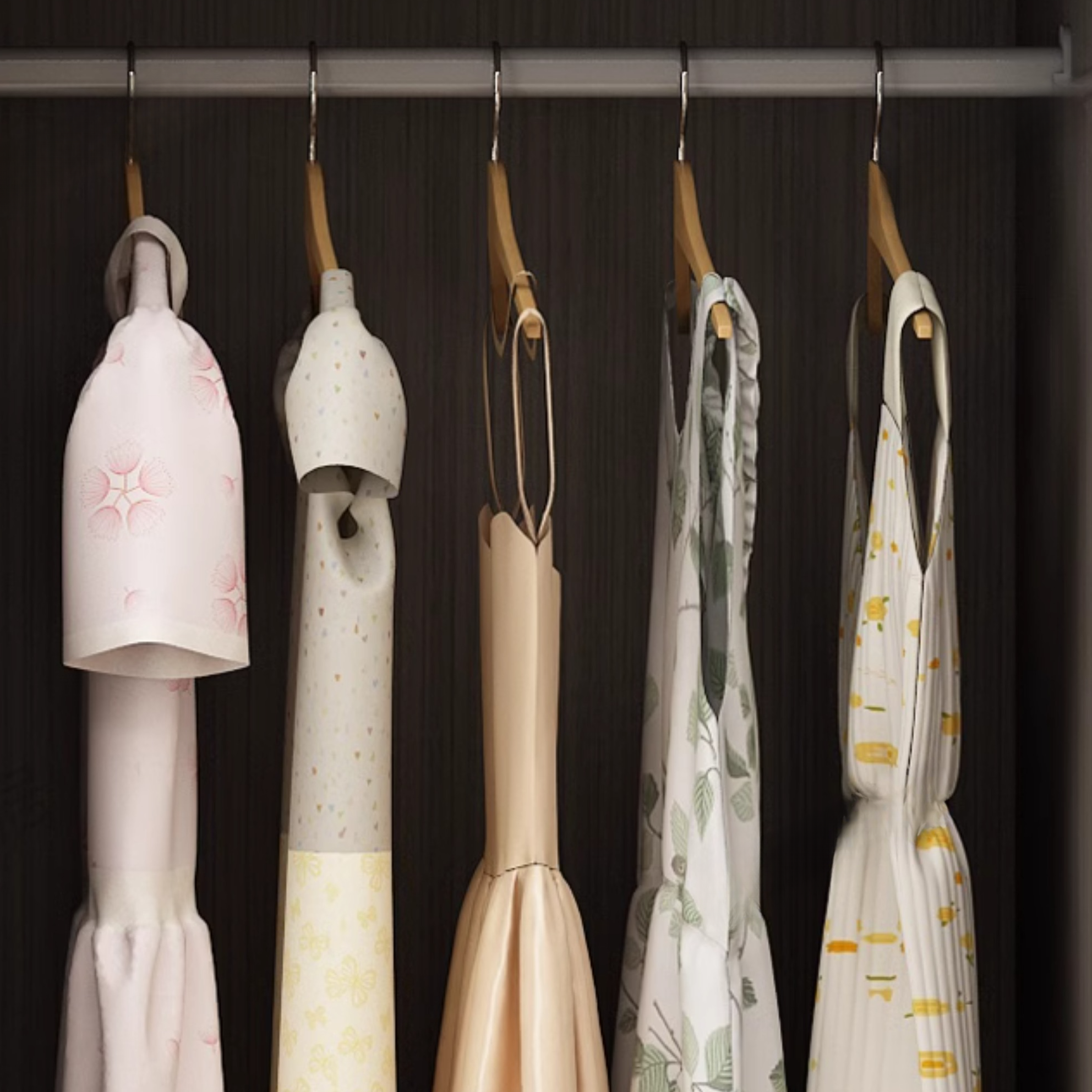 Acorn Modish Laminate Wardrobe Closet with Soft Close Drawer, Soft Close Door, Interior Shelves, and Clothing Rod - image 4