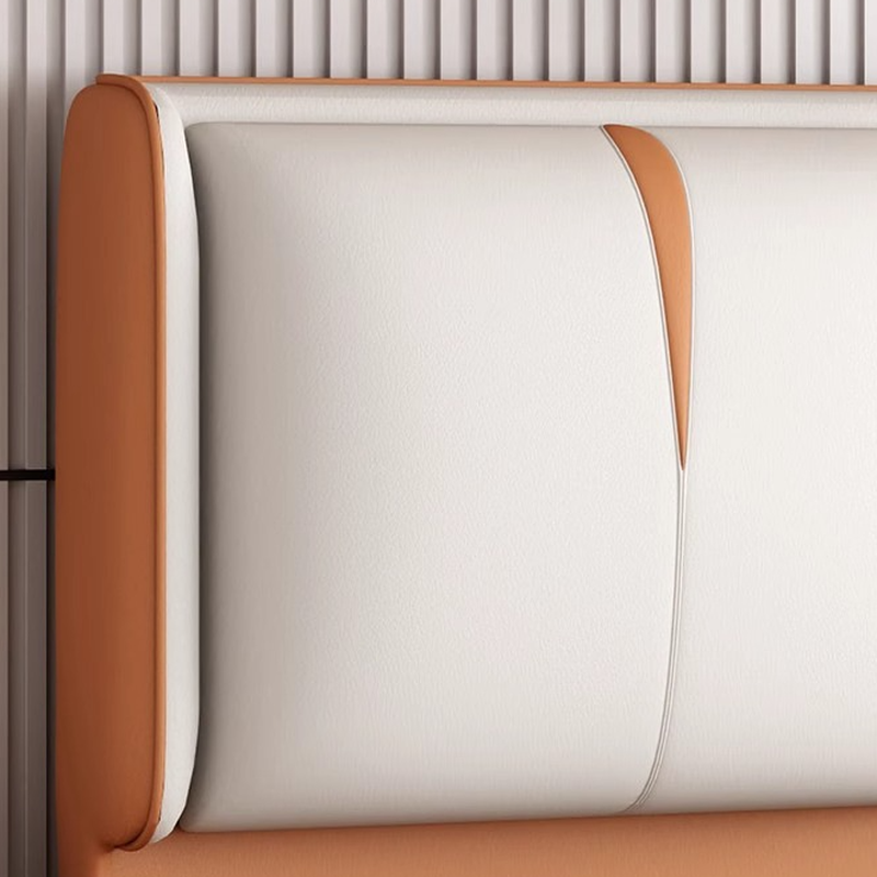 Minimalist Rectangle Timber Panel With Legs & Sponge Cushion for King(76"W x 80"L)/Queen(60"W x 80"L)/Full(54"W x 75"L) Bed, Standard（36-55“） - image 8