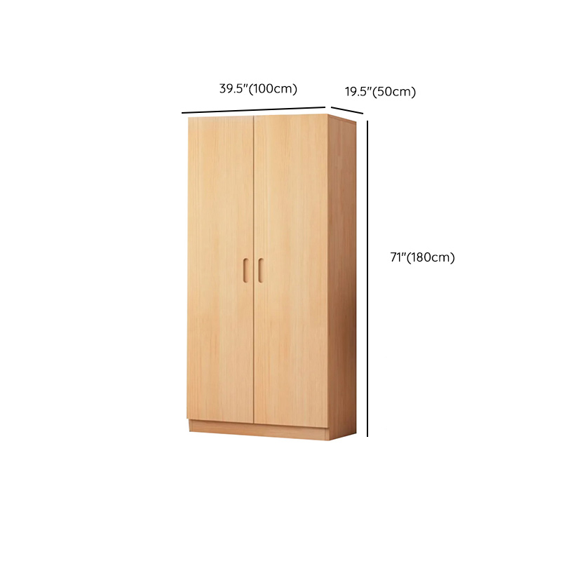 Freestanding Natural Wood Natural Wardrobe - image 19