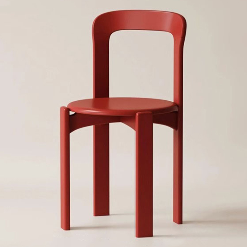 Modern Solid Wood Armless Dining Chair with Open Back for Kitchen & Dining - image 7