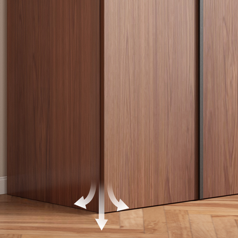 Sepia Minimalist Lumber Independent Cabinet Armoire with Soft Close Door, Interior Shelves, and Hanging Rod - image 9