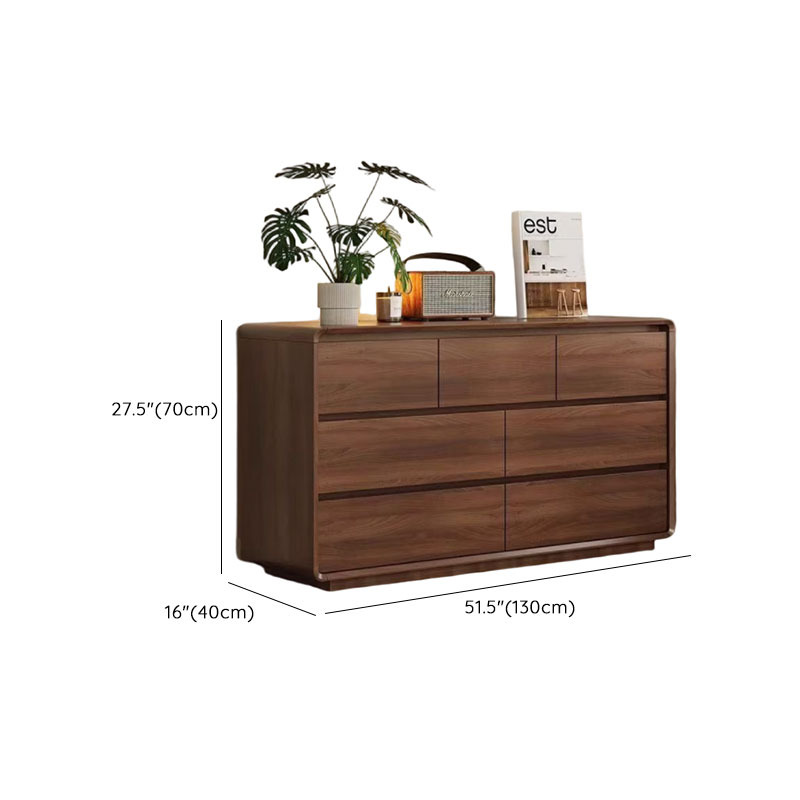 Cocoa Modern Simple Style Manufactured Wood Double Dresser/Bachelor Chest/Semainier with 6/3/5 Drawers Horizontal/Vertical - image 14