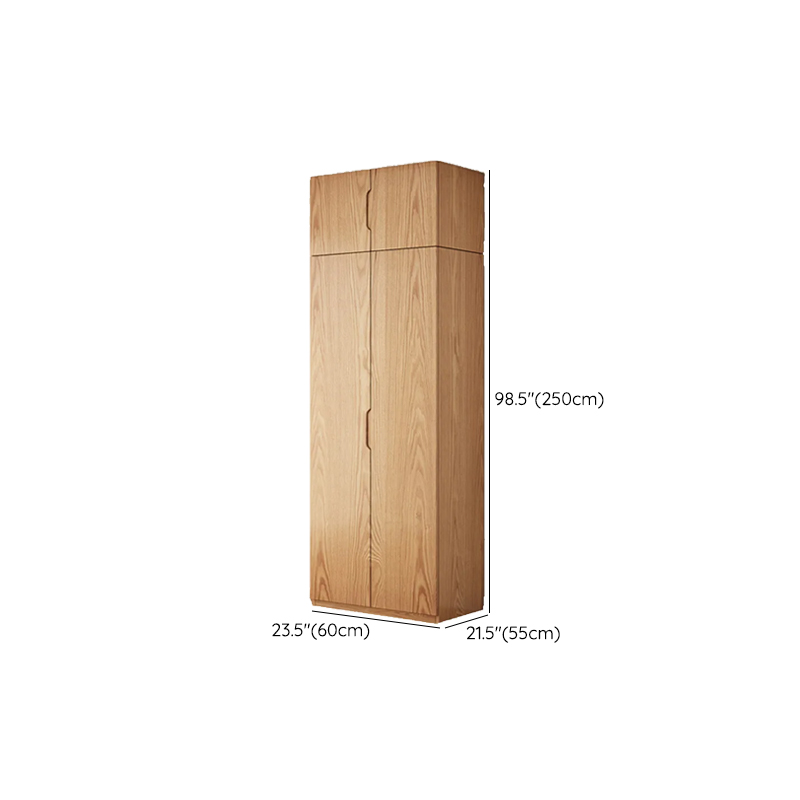 Unattached Natural Color Wardrobe/Non-Hanging Armoire with Gate - image 21