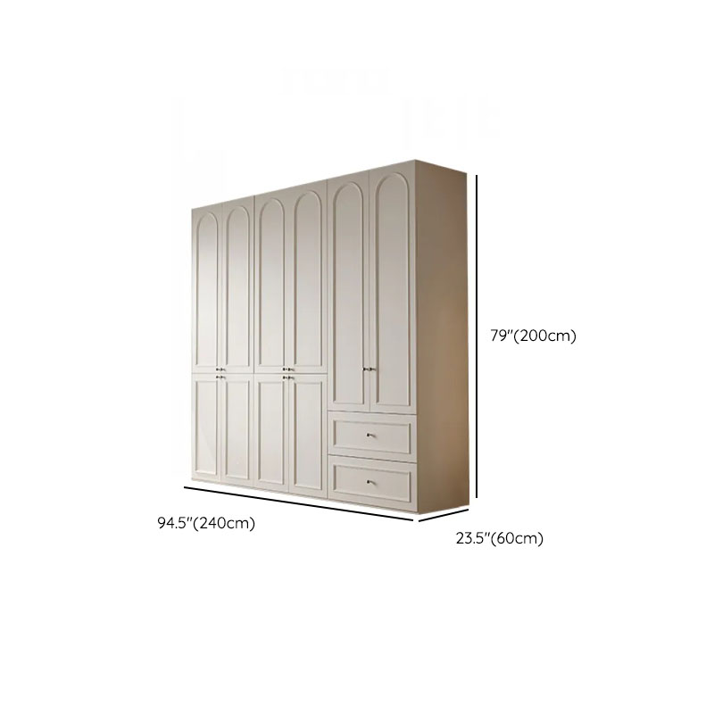 Casual Natural Wood Independent Armoire Cabinet with Soft Close Drawer, Soft Close Door, and Interior Shelves - image 17