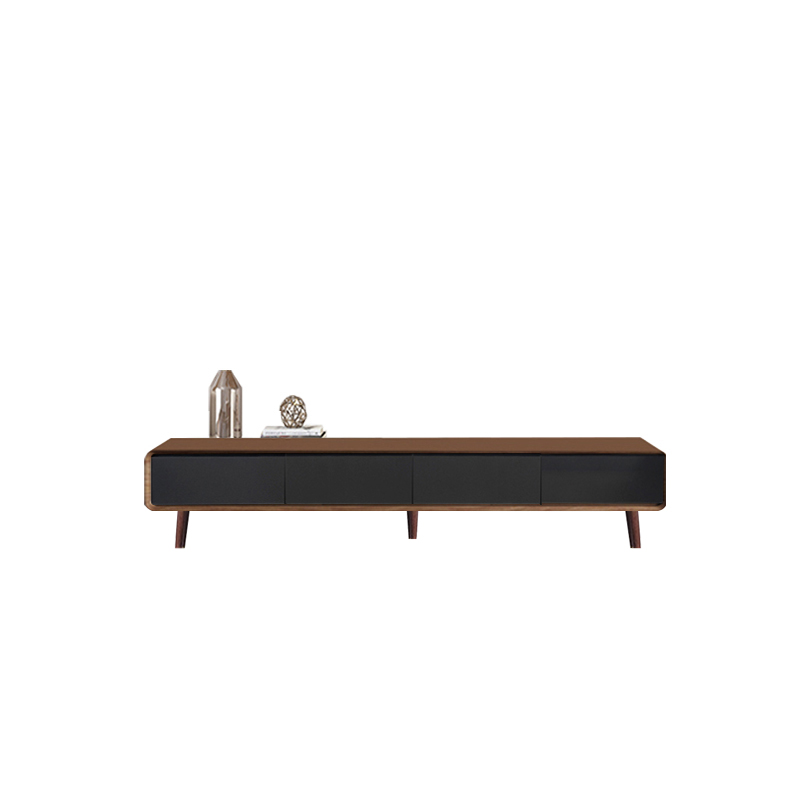 Art Deco Timber Rectangular TV Stand for Drawing Room with 4 Drawers for Home - image 6