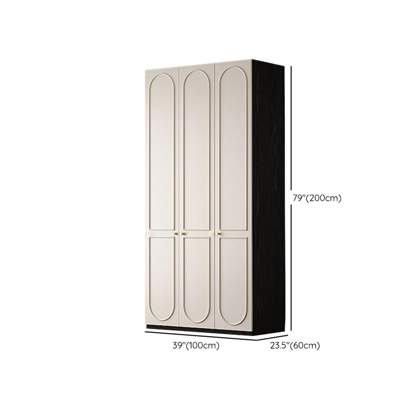 Chalk Casual Wooden Independent Almirah with Soft Close Drawer, Soft Close Door, and Interior Shelves - image 17