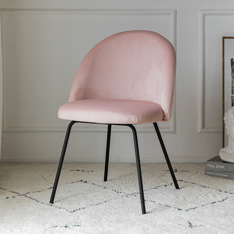 Unwavering Textile Upholstered Side Chair with Solid Back and Foot Pads for Dining Room in a Lavish Style - image 6