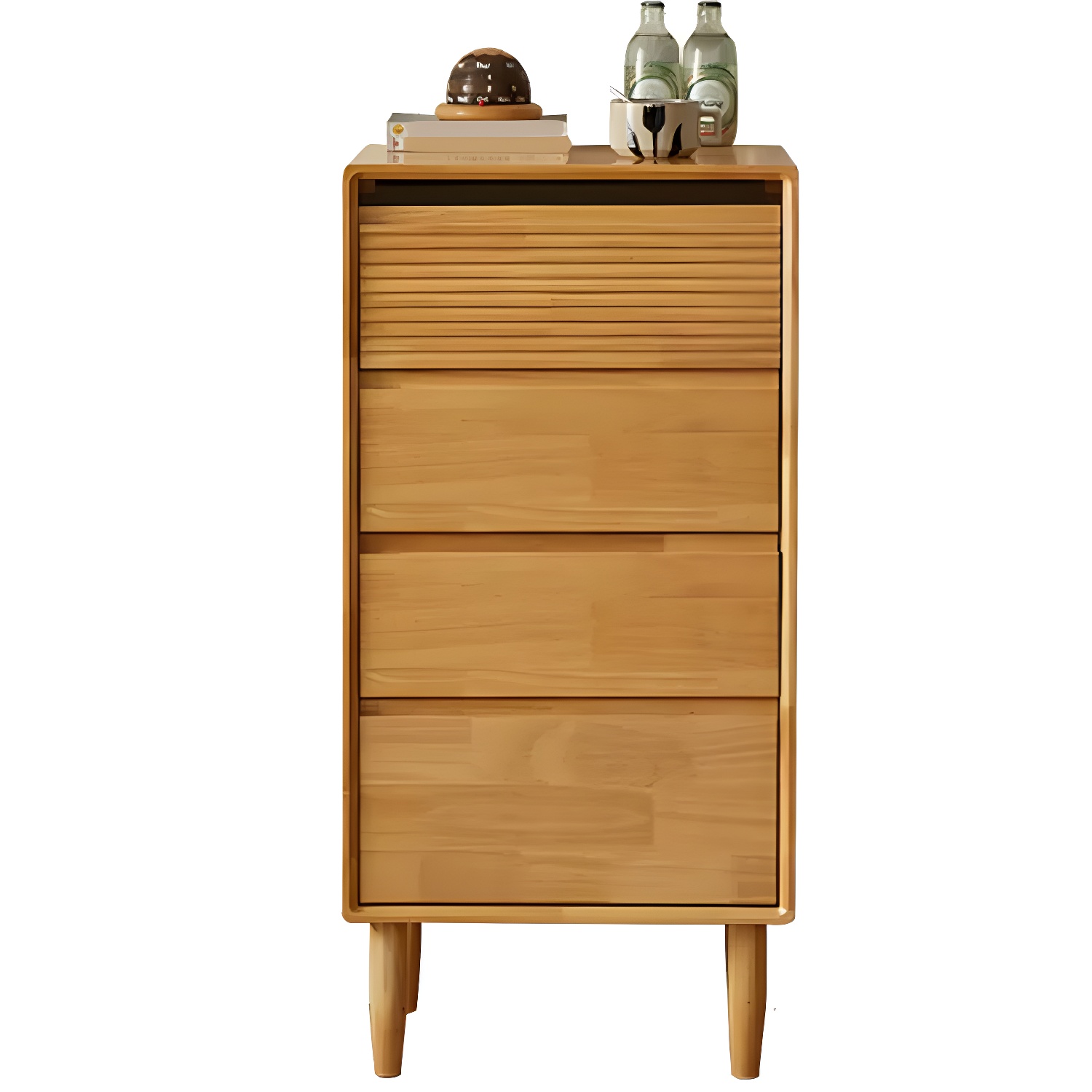 Cabinetry Concept Modern Wood Dresser with Drawers in Narrow Width - image 2