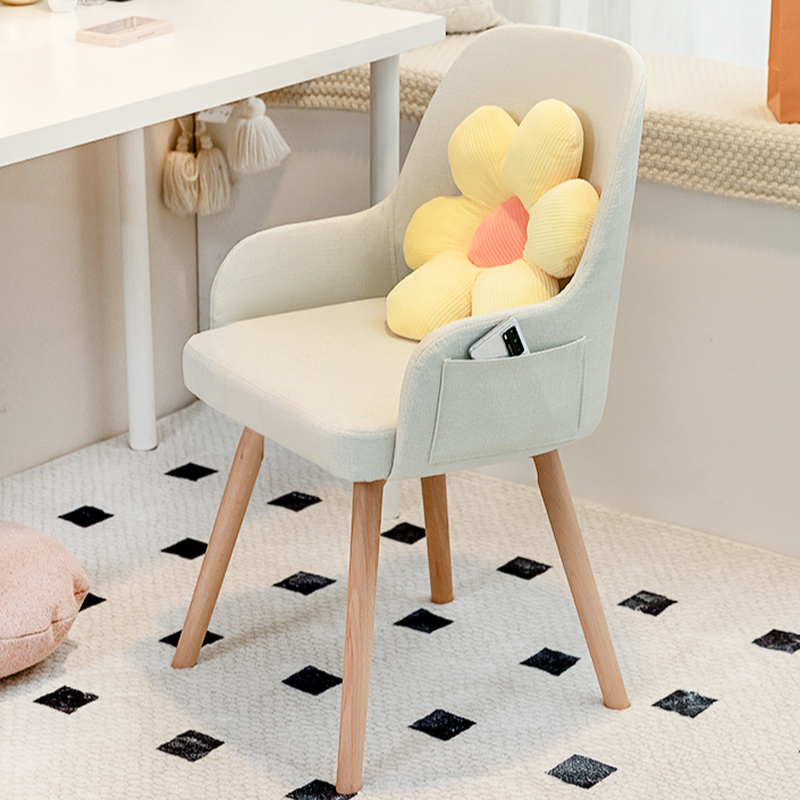 Rotatable/Non-Rotatable Steady Outlined Upholstered Arm Chair for Dinette with Solid Back and Foot Pads in a Modish Style - image 13