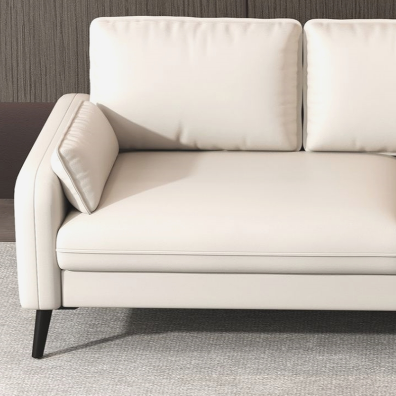 Contemporary Scratch-immune Solid Color Cerulean/Olive Green/Amber Color Loveseat for Seats 2 with Pillow Back and Square Arm - image 13
