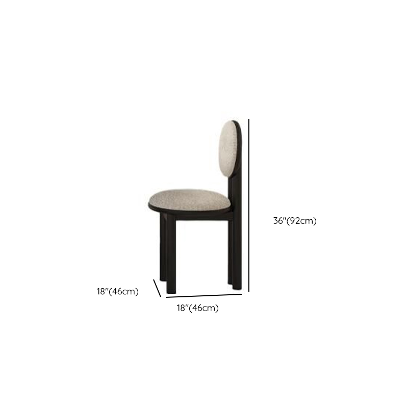 Dining Table Set with Rectangular Shape, Two-sided Pedestal, Fixed Table, Padded Chair with Back, 5-piece in White - image 17