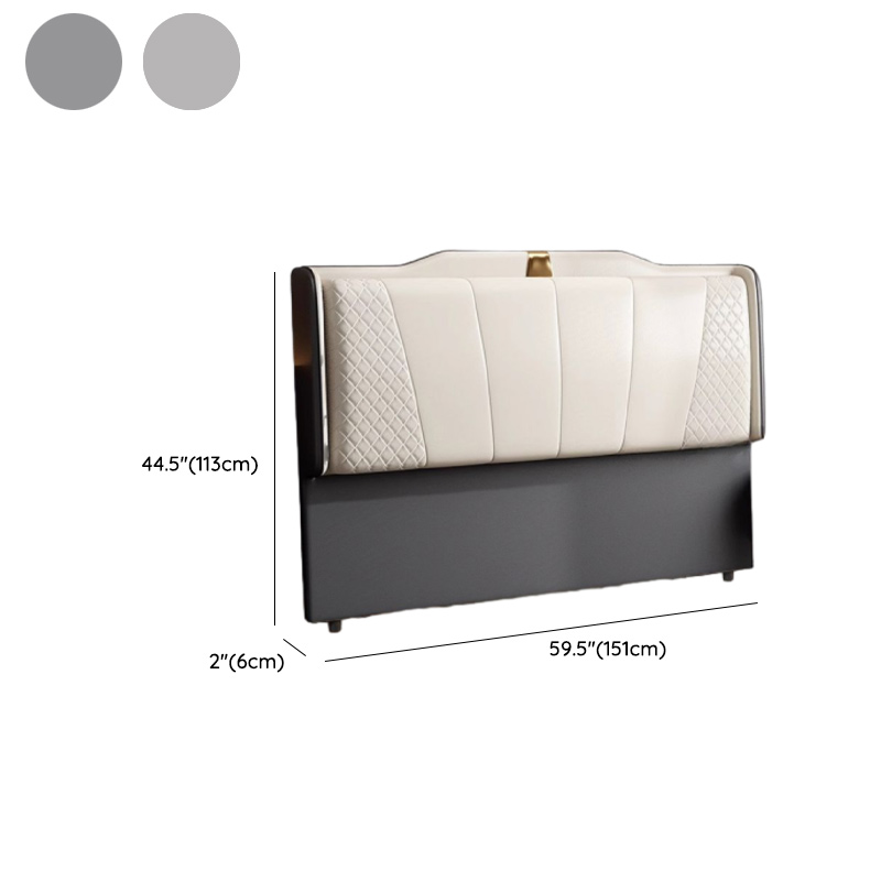 Art Deco Rectangular Wingback Timber Sponge headboard, With Legs, Size Full(54"W x 75"L), height Standard（36-55“） - image 20