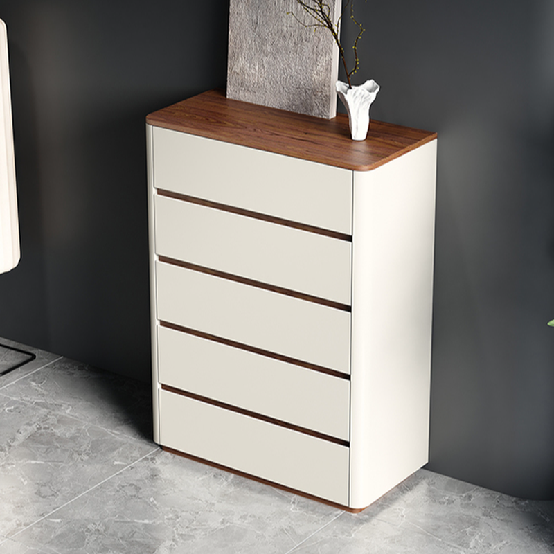 Off-White Simplistic Composite Wood Double Dresser/Bachelor Chest/Lingerie Chest with 8/6/3 Drawers in Horizontal/Vertical Orientation - image 4