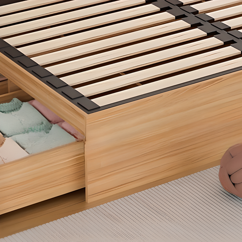 Natural Color Solid Color Storage Included with 6 Drawers for Bedroom - image 4
