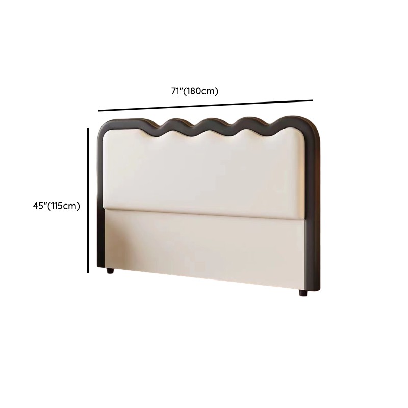 Contemporary Free-standing Standard Full(54"W x 75"L)/Twin(38"W x 75"L) Portman Panel No Distressing With Legs in Wood - image 21