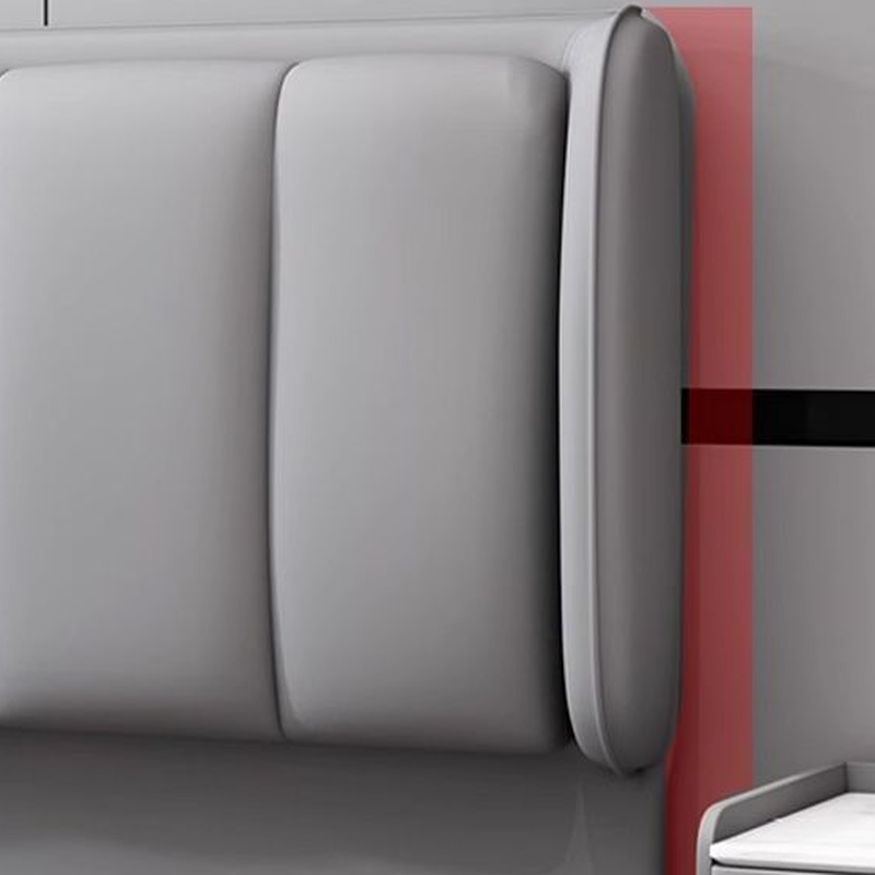 Simplistic Style Wingback Headboard in Lumber with No Distressing, Rectangular Shape for King/Queen/Full Bed, Featuring Sponge Upholstery Fill and Standard Height - image 14