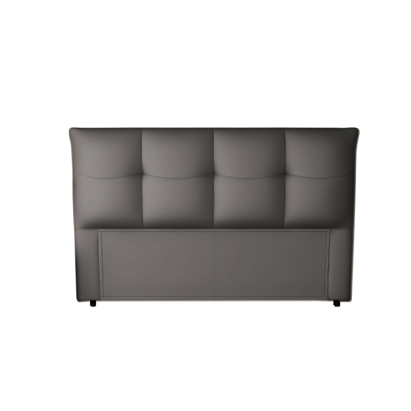 Elegant Pine Wood Full Bed with Tufted Panel Headboard, Rectangle Shape, Sponge Fill, and Standard Height Legs Included - image 6