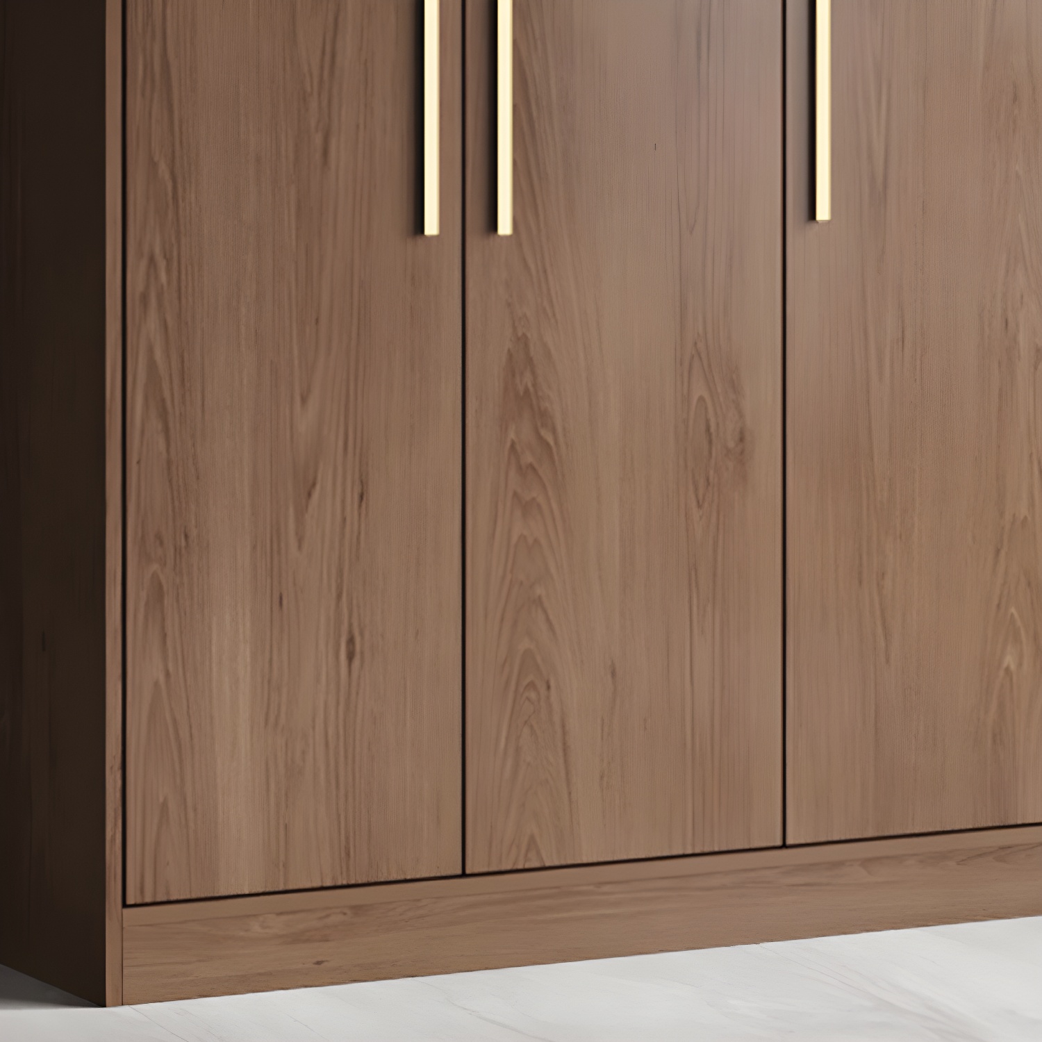 Wood Grain Design Armoires & Wardrobes with Soft Close Door and Storage Space - image 9