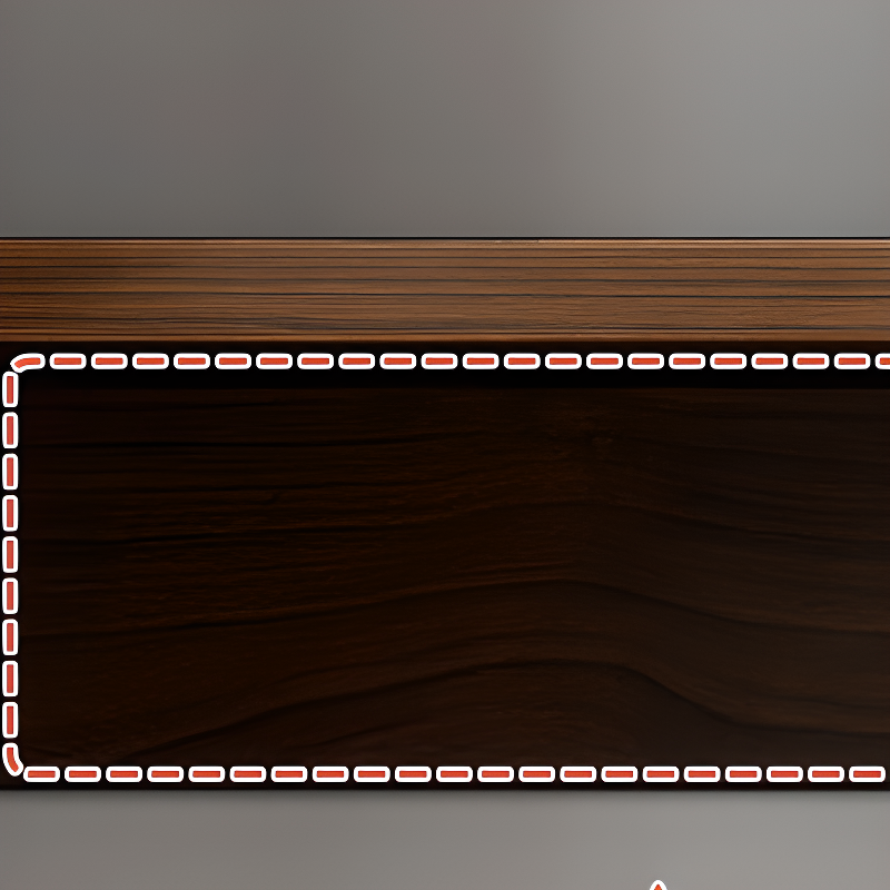 Trendy Narrow Kitchen Cabinet Base with Multiple Drawers and Doors, 2/3 Interior Shelves, Compartment Storage, and Lumber Countertop - image 17