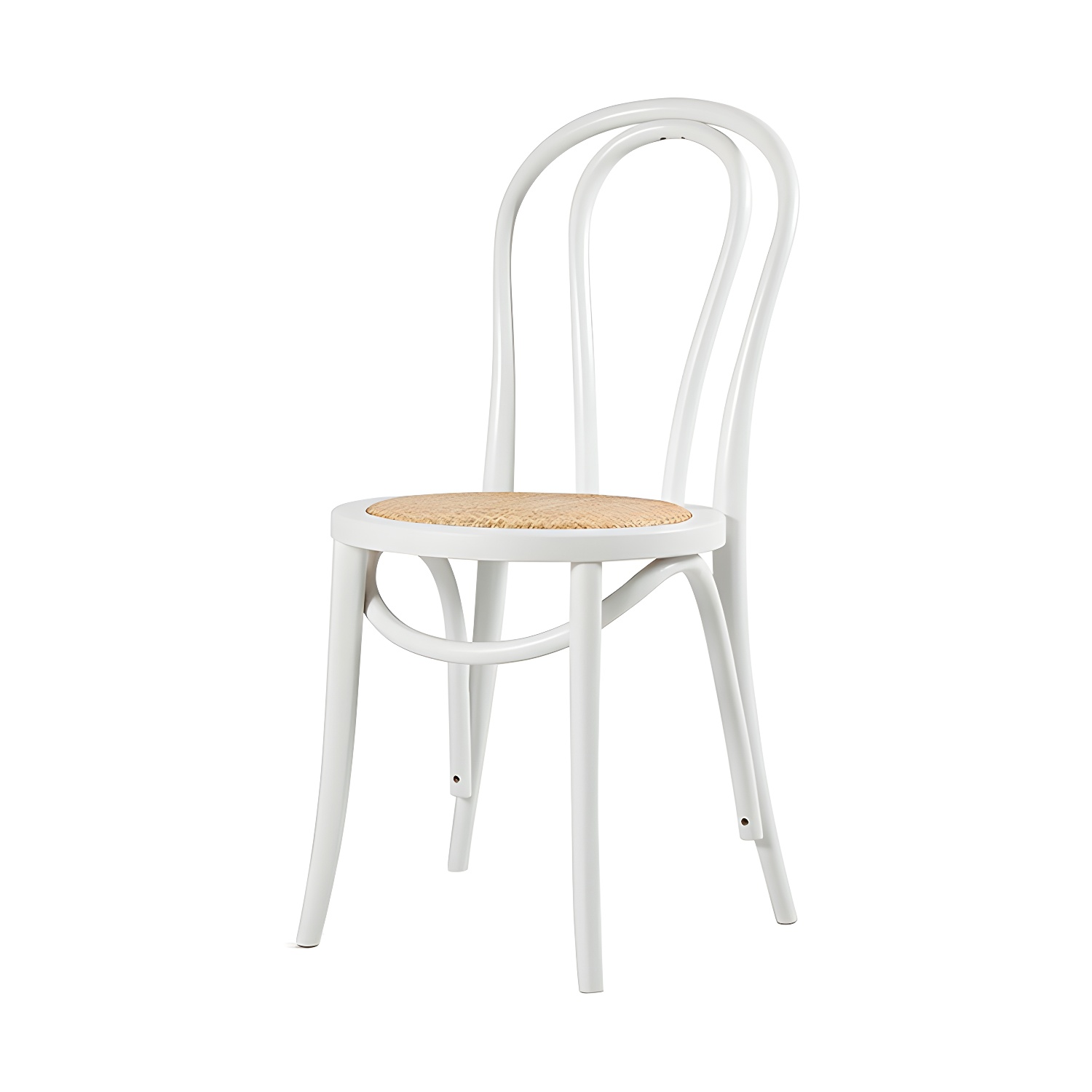 Modern Open Back Side Chair with Beech Wood Legs for Kitchen & Dining - Non-Upholstered - image 12