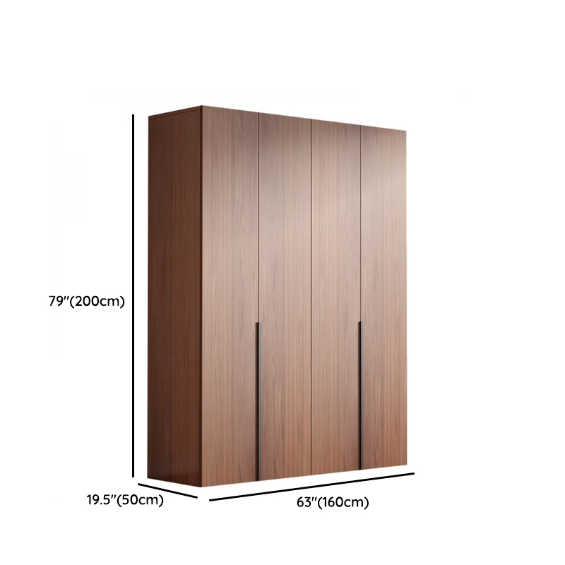Sepia Minimalist Lumber Independent Cabinet Armoire with Soft Close Door, Interior Shelves, and Hanging Rod - image 12