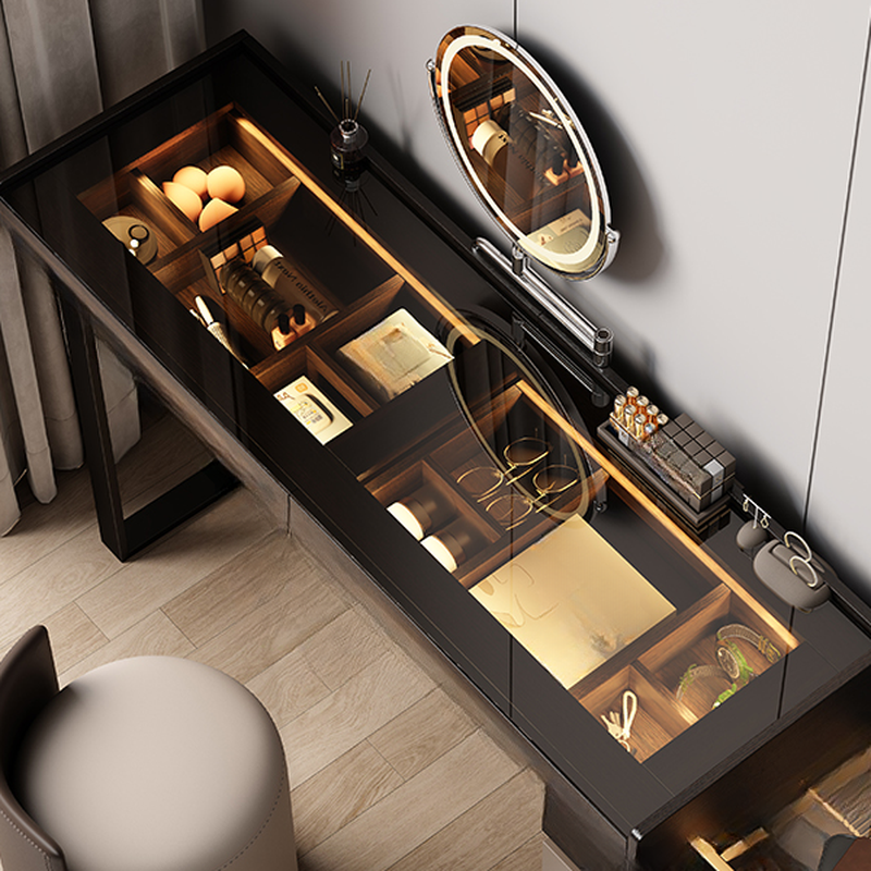Multi-Purpose Vanity Set with Lighting, Scalable Telescopic Feature, Push-Pull, 2-in-1 Functionality, Adjustable Touch and Brightness - image 4