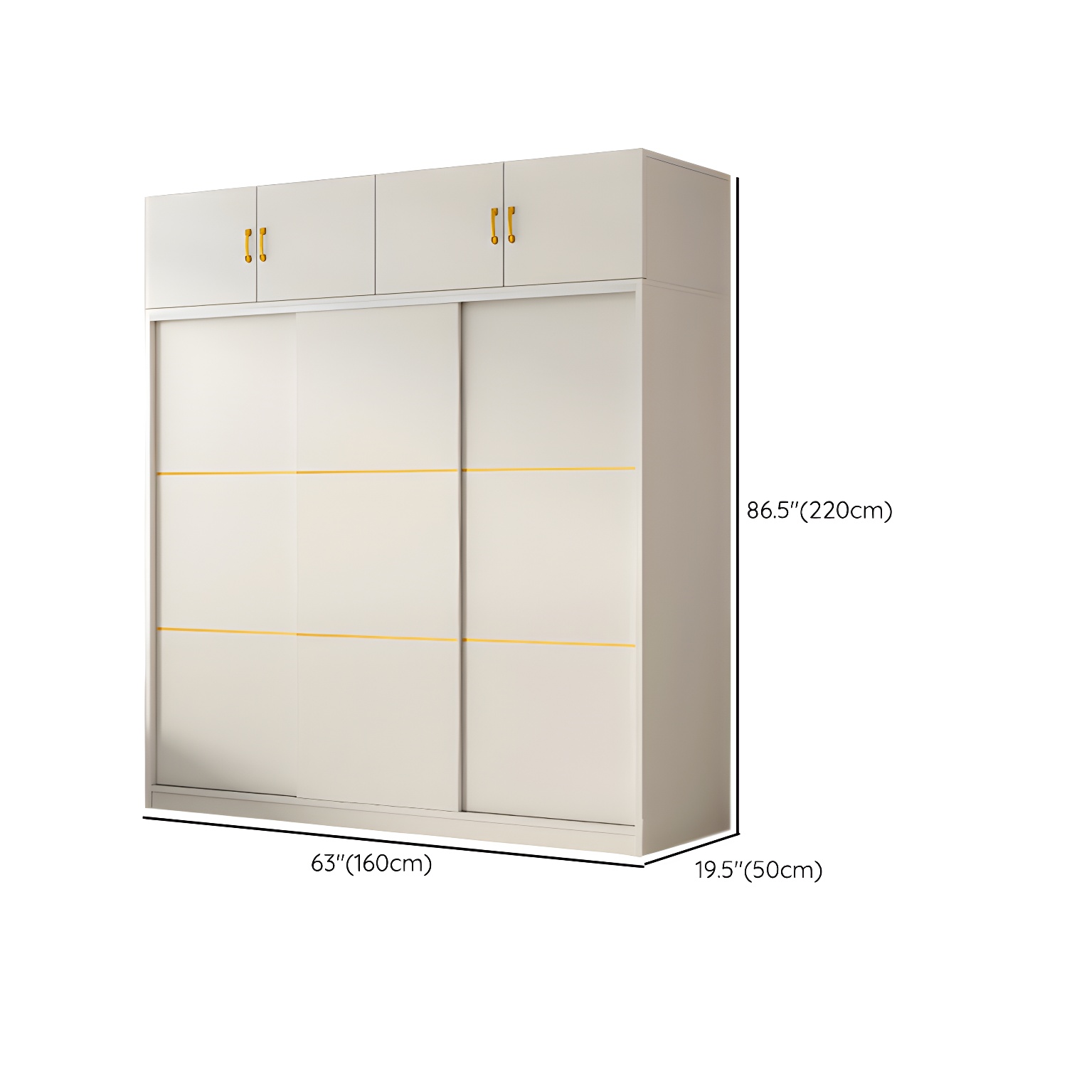 Spacious White Wardrobe Armoire with Shelves and Clothing Rod - Your Perfect Closet Solution - image 20