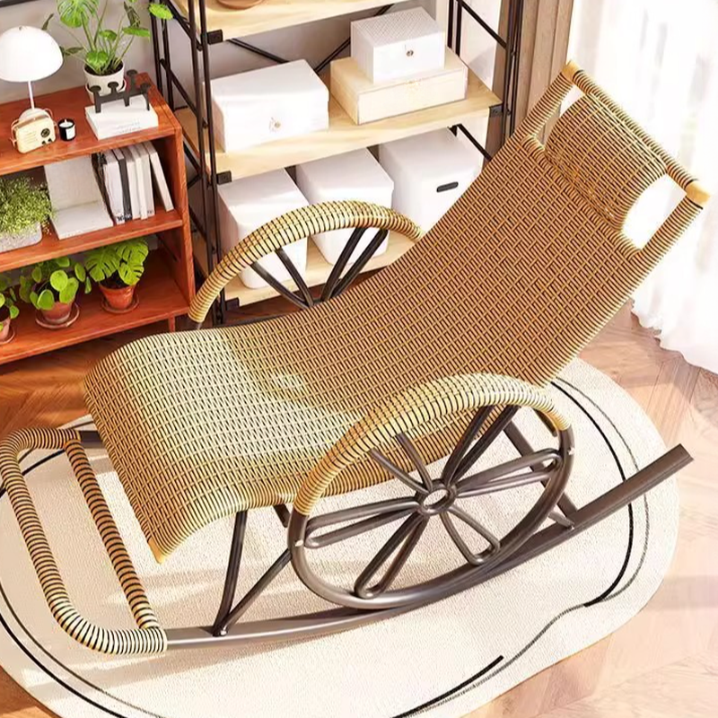 Simple Synthetic Rocking Chair with Scratch-tolerant Track Arm - image 18