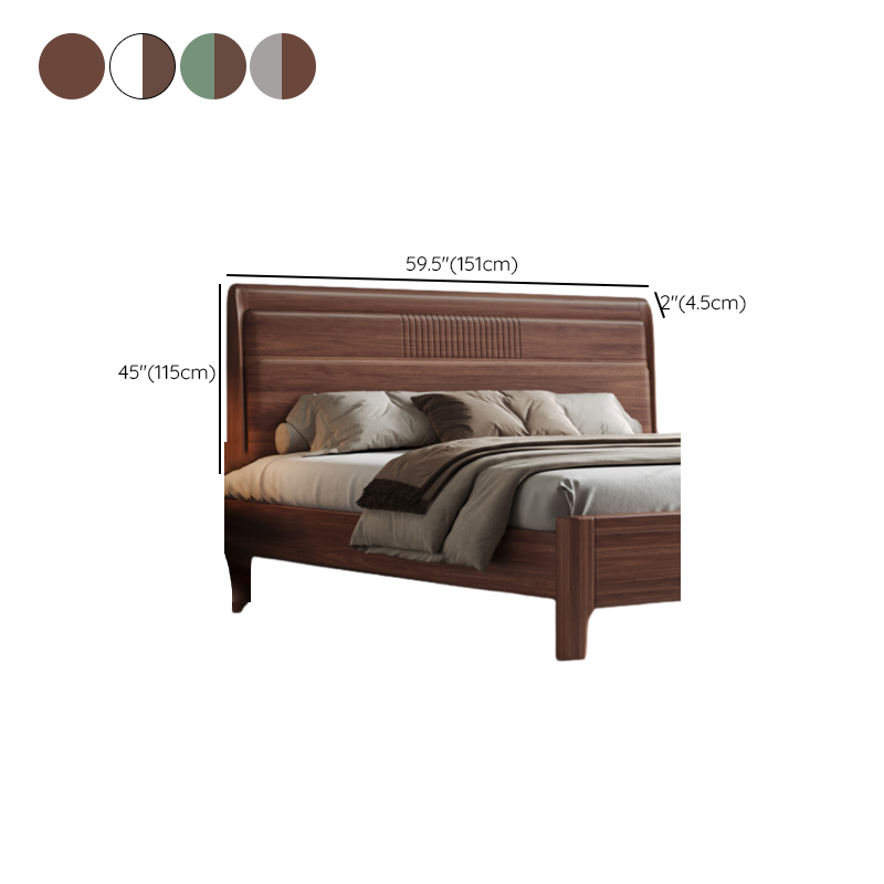 Standard（36-55“） Free-standing Standard Rectangle Wood Panel with Sponge Cushion for Full(54"W x 75"L) Bed, No Distressing - image 11