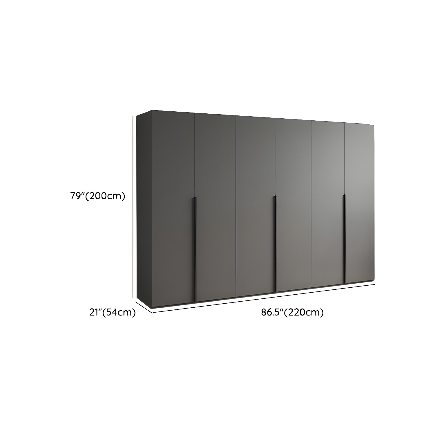 Modern Light Gray Wardrobe Closet Timber Soft Close Drawer Soft Close Door Interior Shelves - image 14