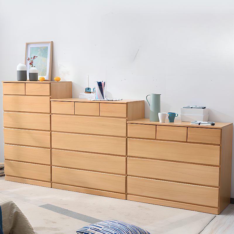 Nordic Cube-Shaped Lacquered Semainier/Console Dresser for Sleeping Room - image 21