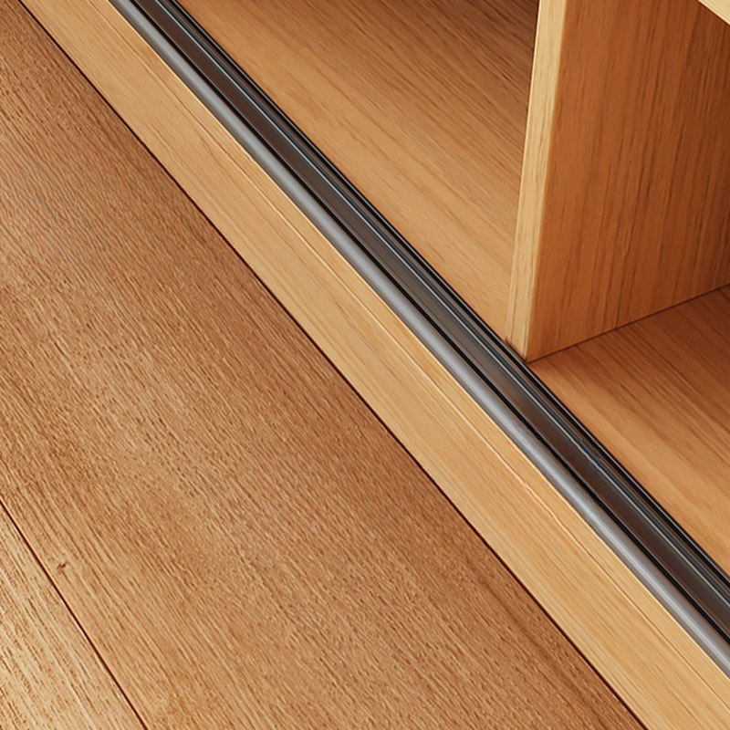 White Minimalist Manufactured Wood Independent Wardrobe Closet with Soft Close Door, Interior Shelves, and Clothing Rod