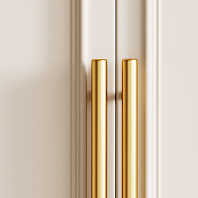 Cocoa Minimalist Laminate Wardrobe Closet with Soft Close Drawer, Soft Close Door, Interior Shelves, and Clothing Rod - image 4