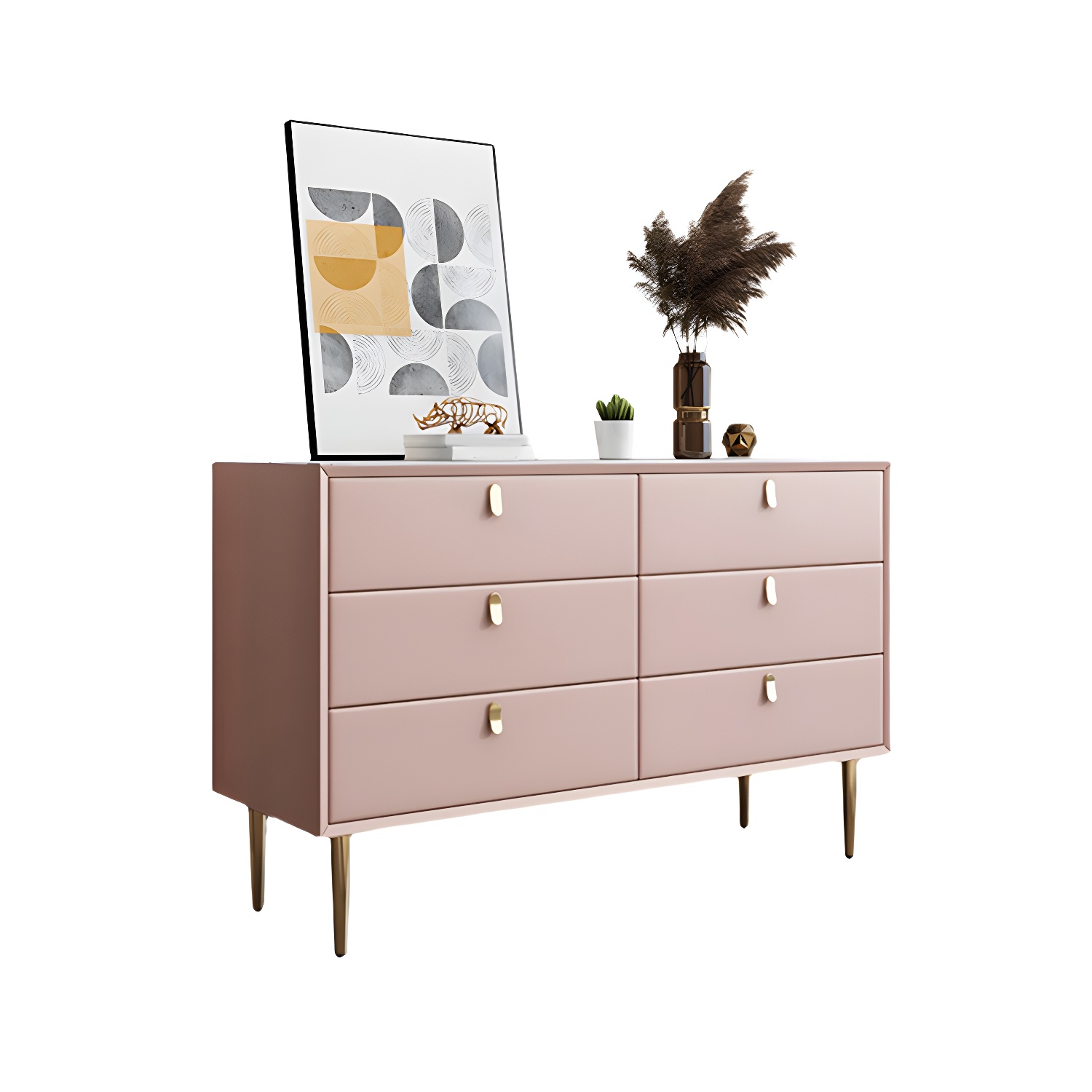 15.6-inch W Storage Chest Classic Glam Dresser with 5/6/7/9 Drawers - image 12