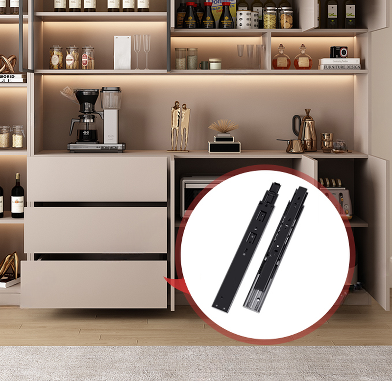 Wide/Standard/Narrow Modern Timber 3 Drawers 2 Shelves/3 Shelves/1 Shelf Glass Doors Pantry Hutch Sideboard - image 11