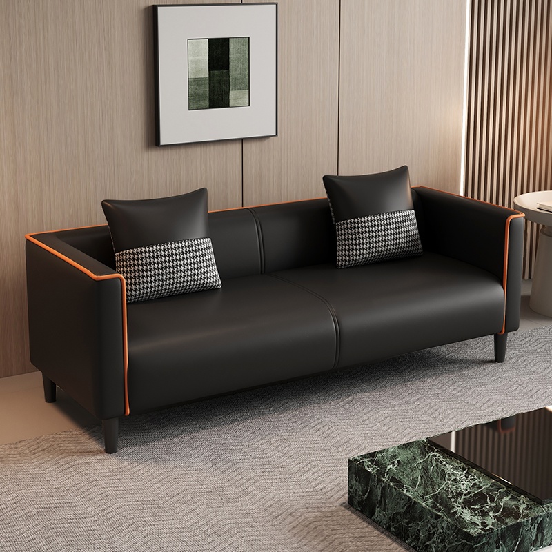 Trendy Water Resistant Standard Sofa/Loveseat with Pillow Back in Dark Gray/Dark Blue/Sage, Arm Included, 2 People/Seats 3/4-seater, 2 Pillows