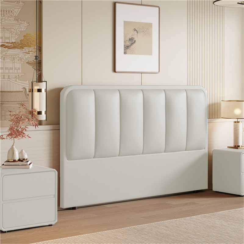 Modern Simple Style Panel Headboard in Natural Wood with No Distressing, Rectangle Shape for Twin XL/Queen/California King Bed, Featuring Sponge Upholstery and Standard Height - image 3